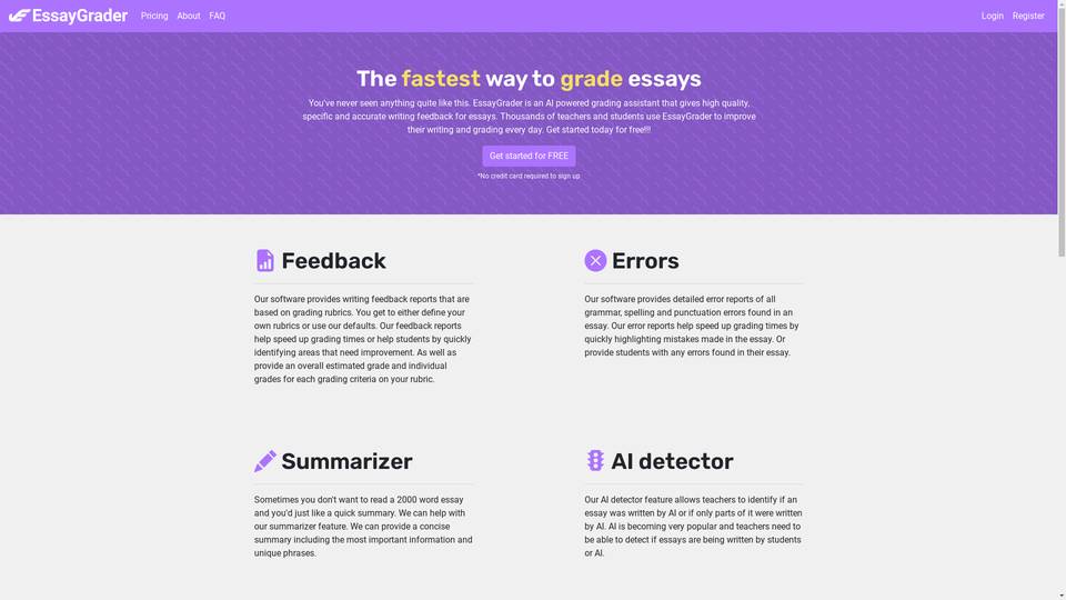 essay grader free no sign up