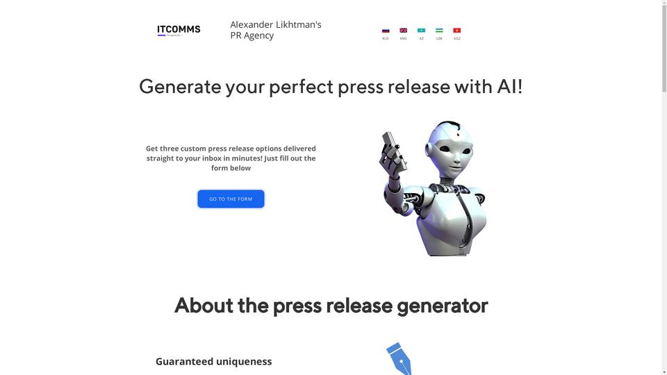 Free Ai Pr Service