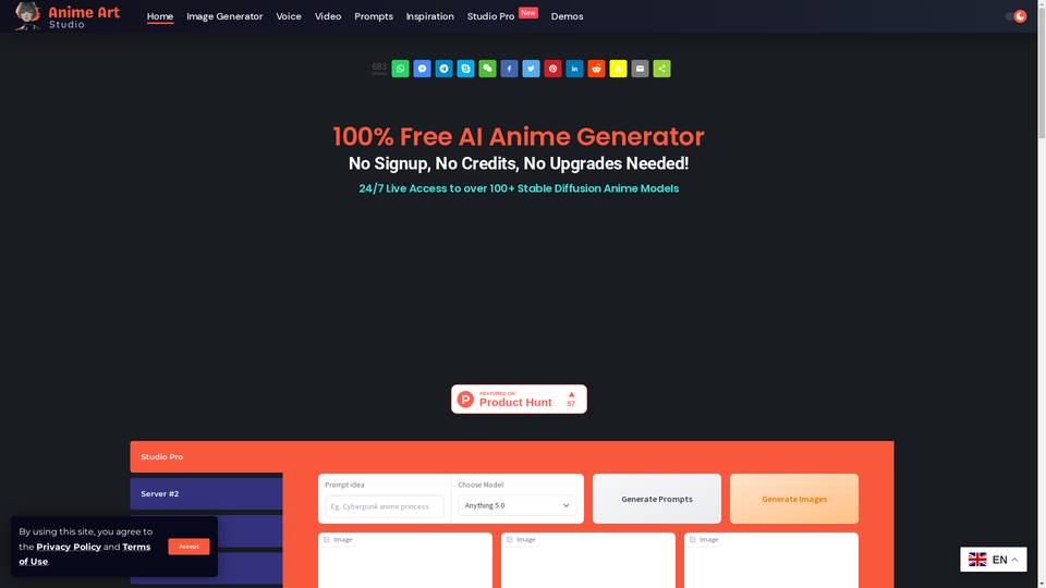 Free Anime Art Generator Online