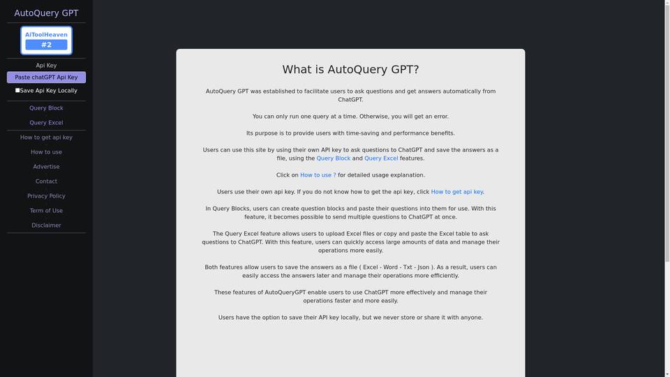 Autoquery Gpt