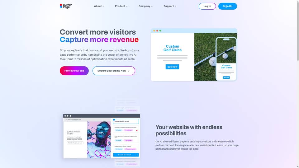 Burnerpage Ai Optimization