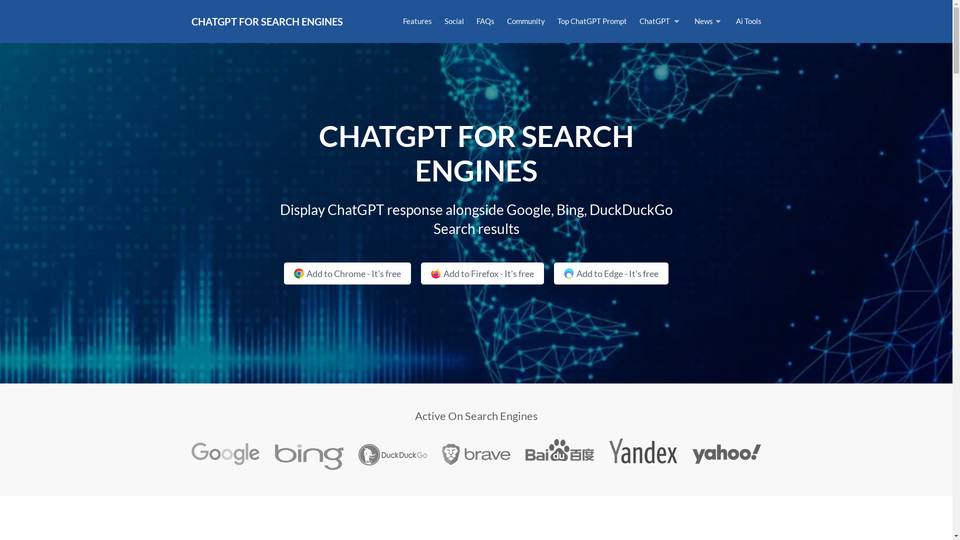 Chatgpt For Search Engines