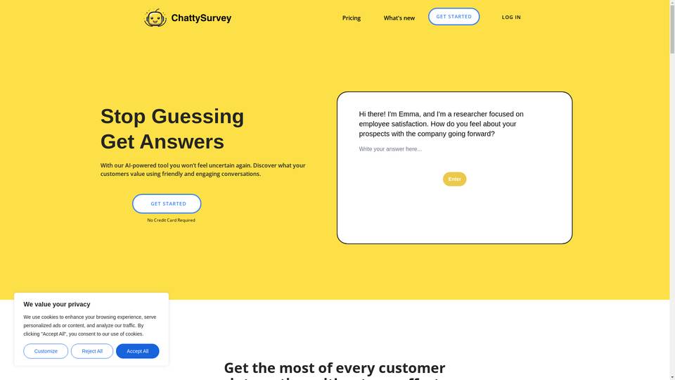 Chattysurvey