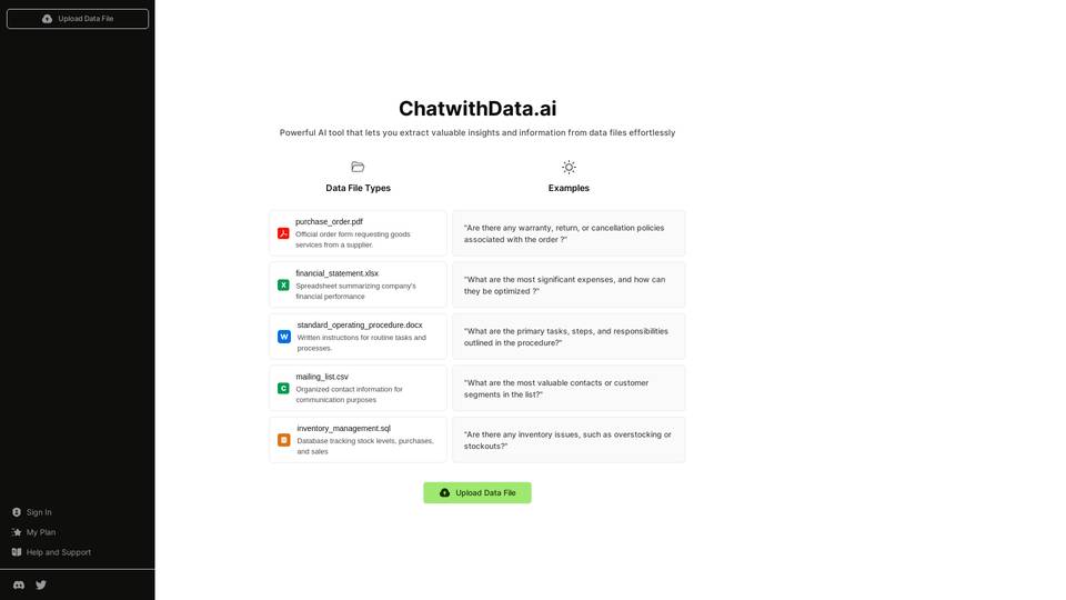 Chat With Data