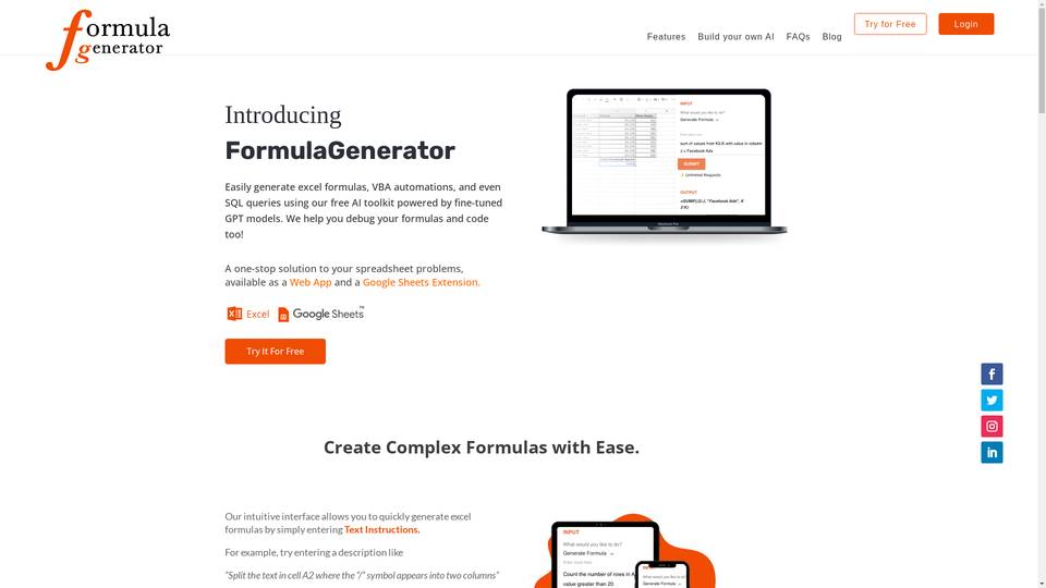 Formula Generator