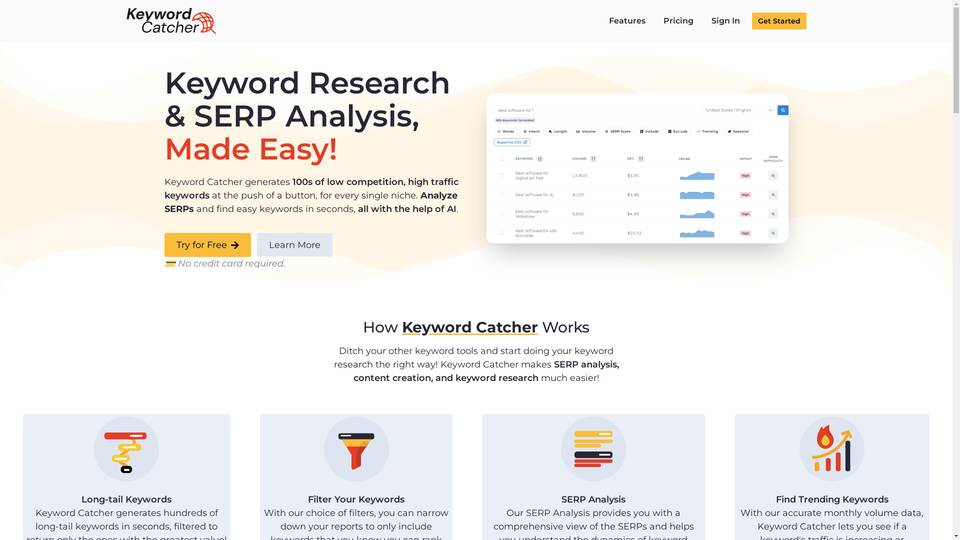 Keyword Catcher