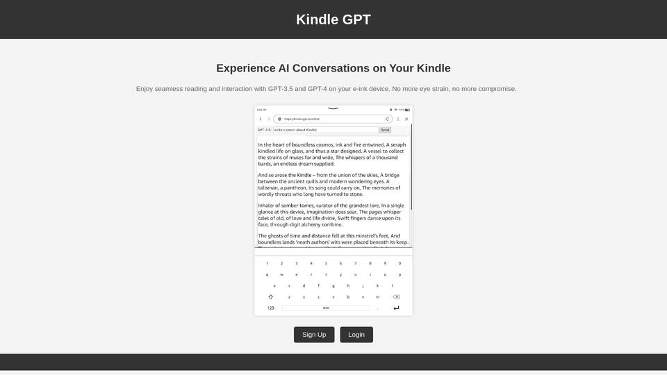 Kindle Gpt