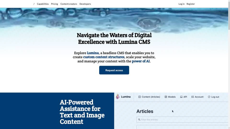 Lumina Cms