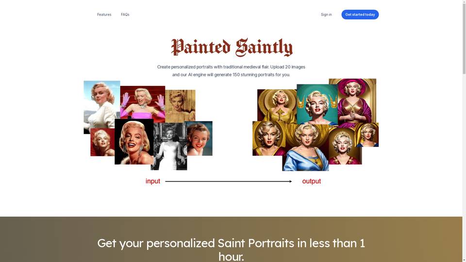 Painted Saintly