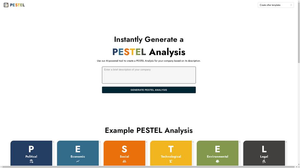 Pestel Analysis