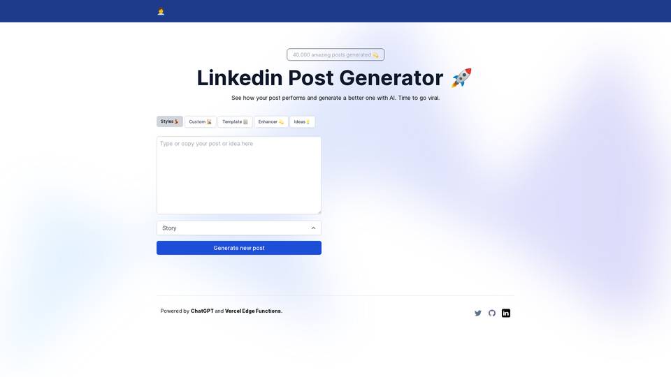 Linkedin Post Generator